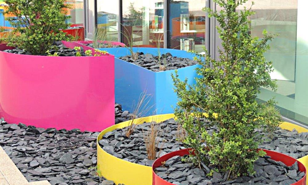 Bac en acier peint - 