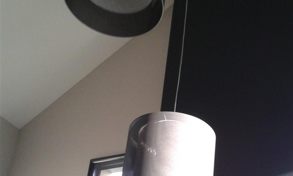 Lustre , suspension en métal. - 