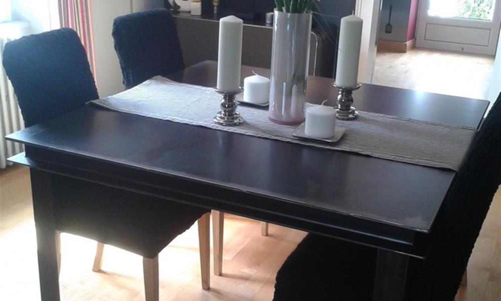 Table acier. - 