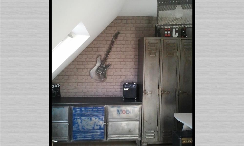 Mobilier acier style atelier.- ARINOX - 