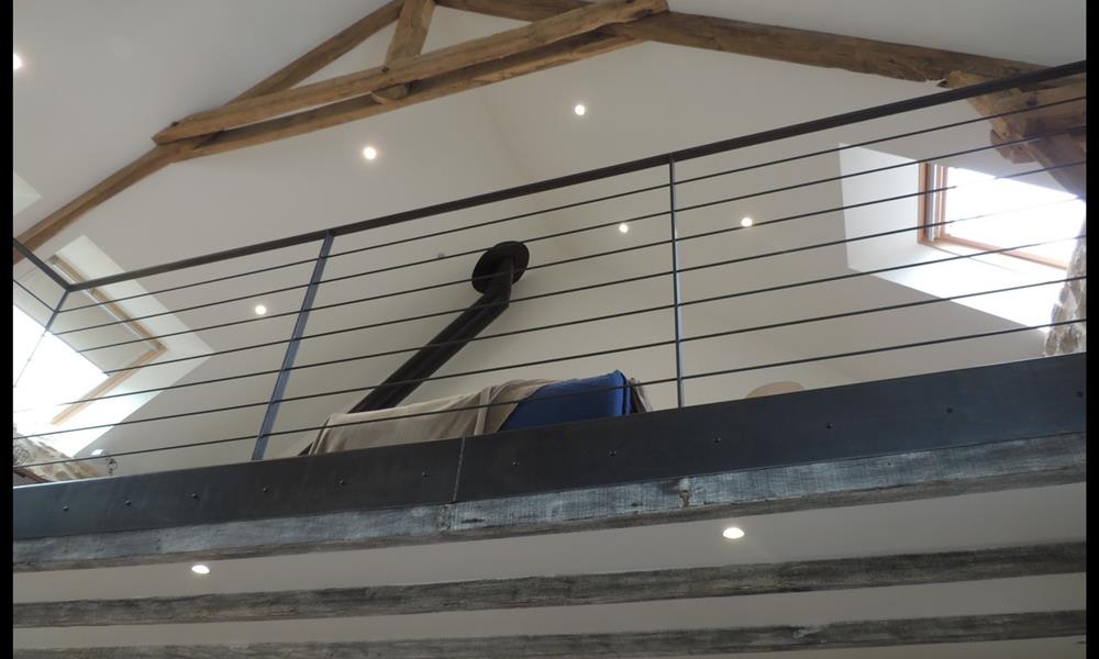 Escalier acier lisses horizontales - ARINOX - 