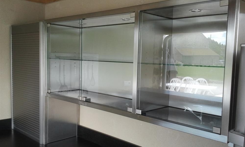 Meuble de cuisine en inox - 