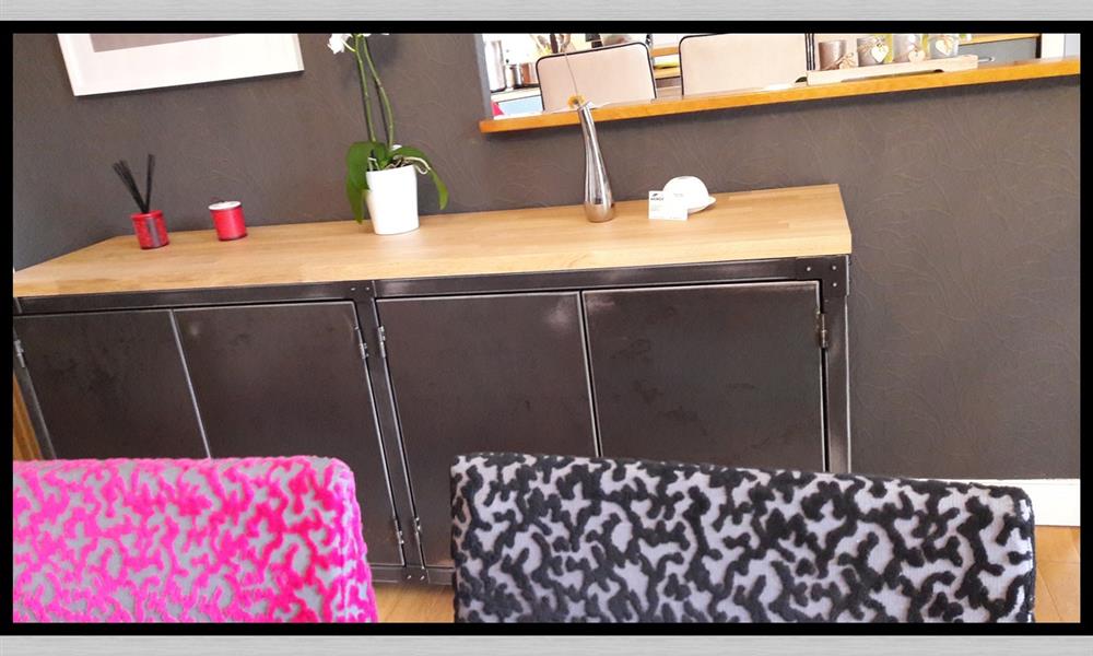 Meuble acier bois -ARINOX - 