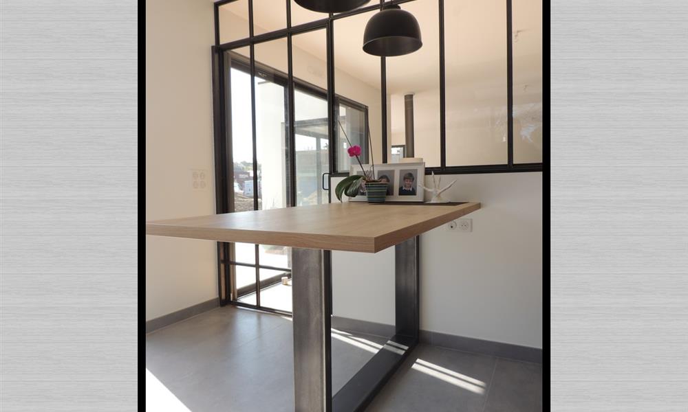 Pied de table en acier sur mesure ARINOX - 