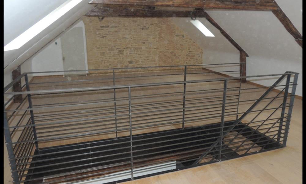 garde-corps acier sur mezzanine - ARINOX - 
