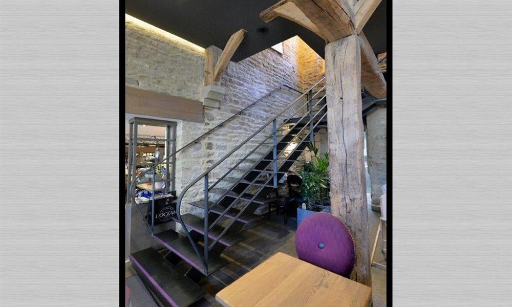 Grand escalier tout acier ARINOX - 