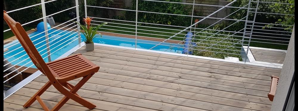 Réalisation terrasse en acier galvanisé ARINOX - 