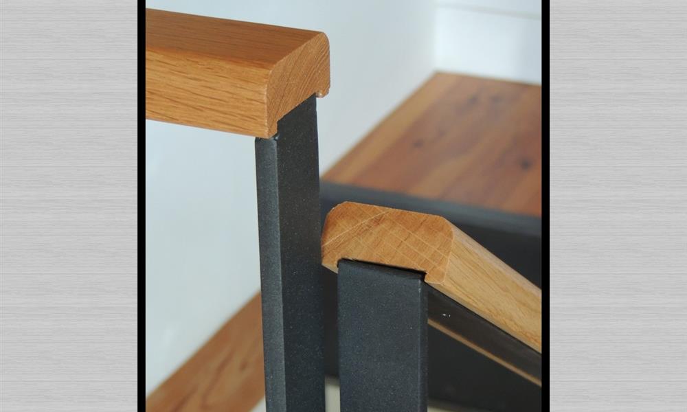 Détail main courante bois ARINOX - 