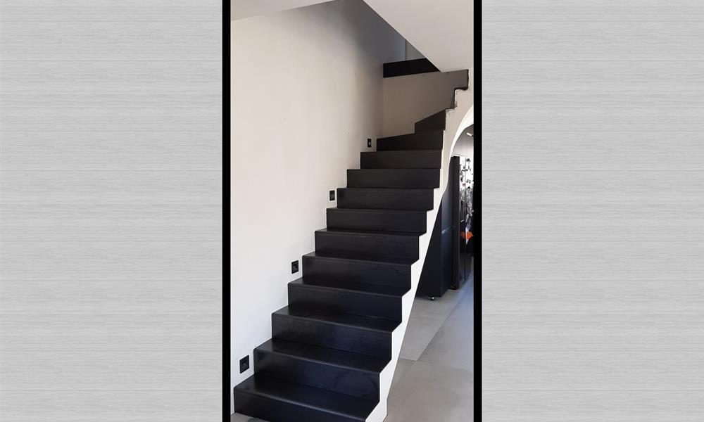 Habillage escalier béton ARINOX - 