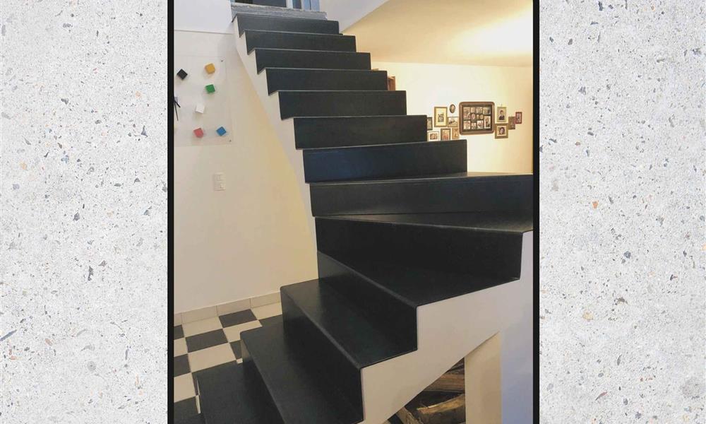 Habillage escalier béton ARINOX - 