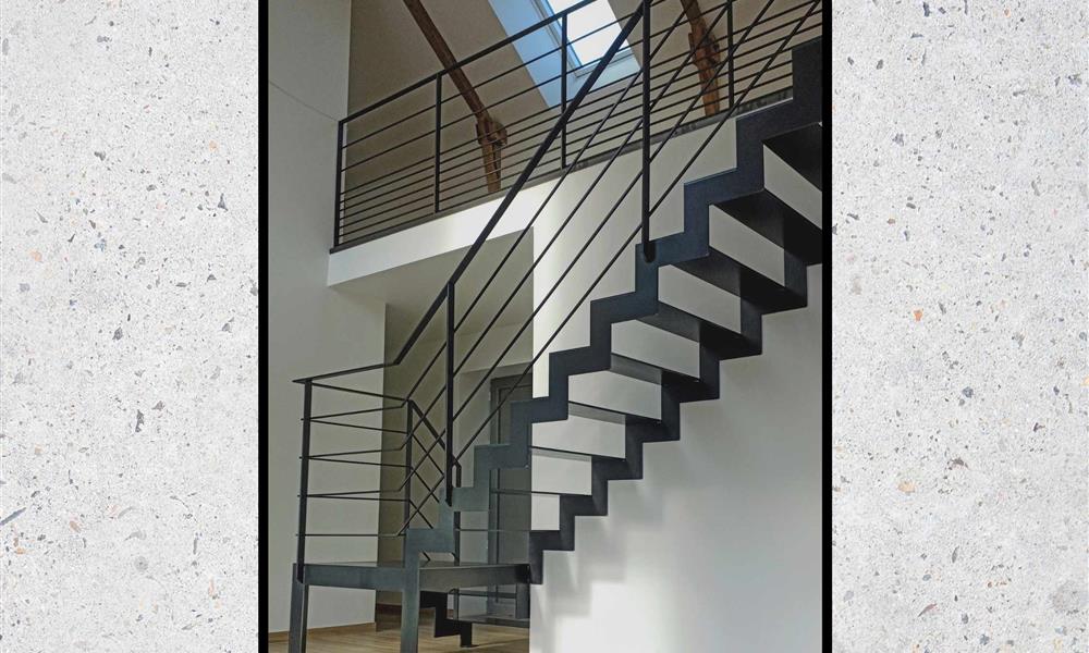 Escalier avec pallier ARINOX - 
