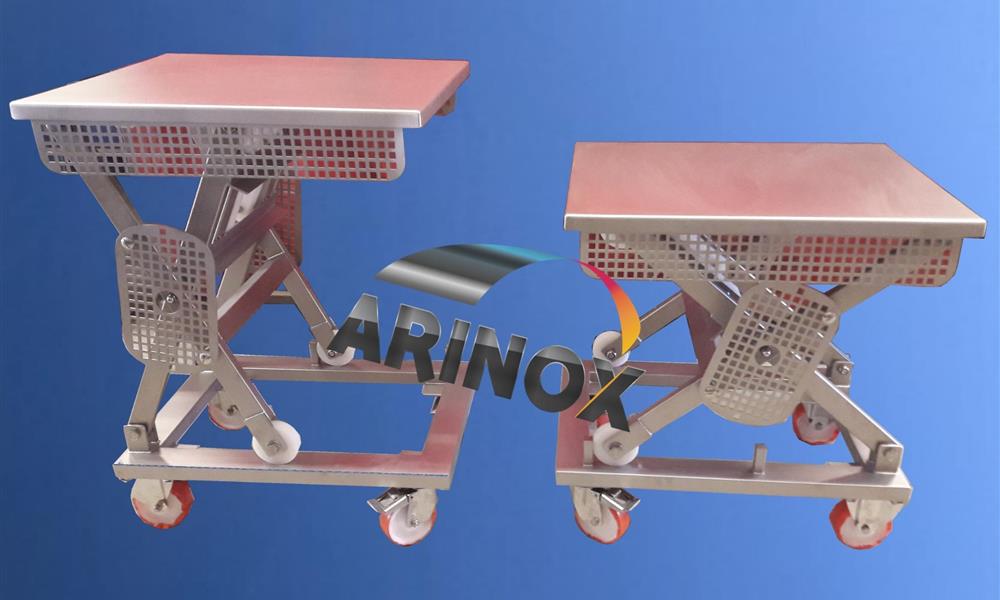 Table ergonomique limite TMS et pénibilité Inox - 