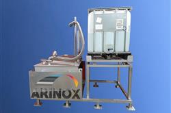 Vidangeur conteneur bascueleur IBC pesage - ARINOX - 