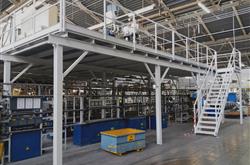 Passerelle peinte - 