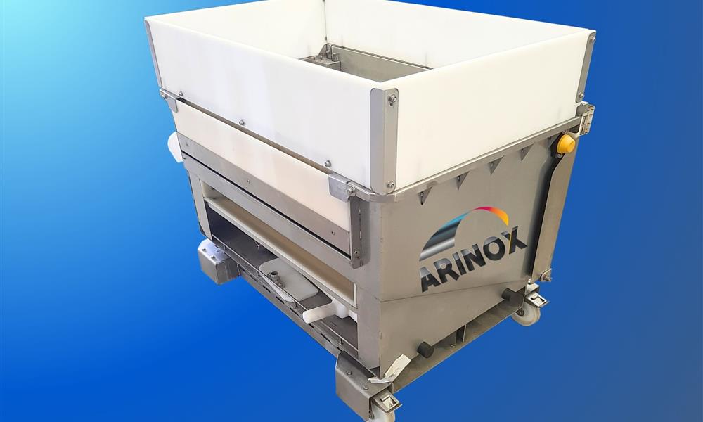 Bac à glace en inox pour rayon marée poissonnerie - ARINOX - 