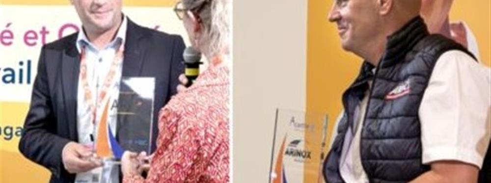 remise du prix au salon Préventica Rennes. - 